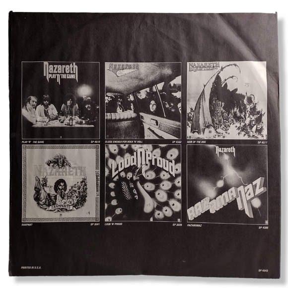Nazareth Hot Tracks 1977 Vinyl LP Album Record - Picture 4 of 8